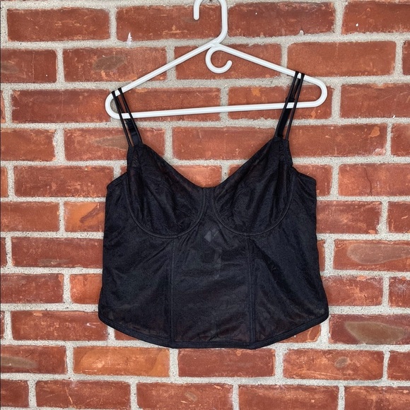 Y2K Bustier lace corset top - Picture 2 of 5